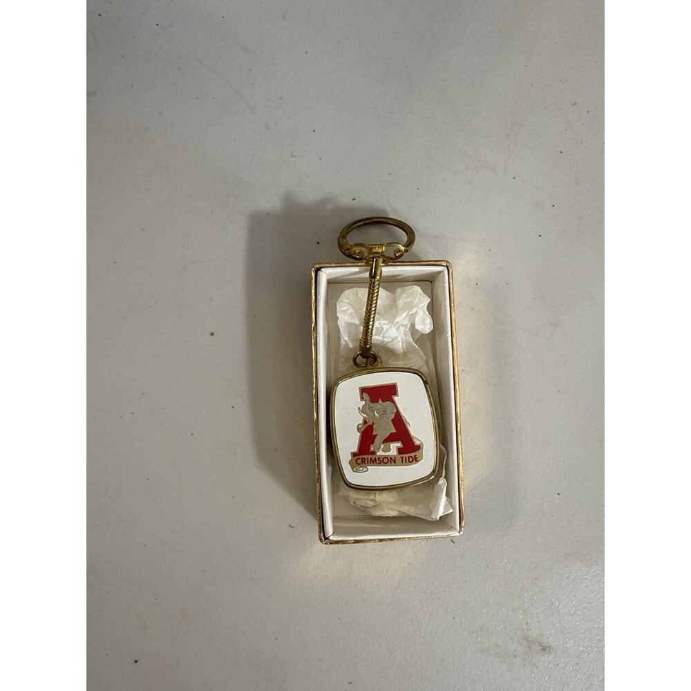 Sankyo University of Alabama Vintage Music Box Key Chain Japan Not Working